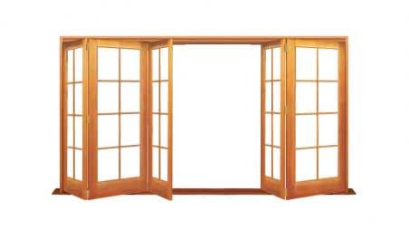 8 light: five door bifold - 3 one way 2  the other