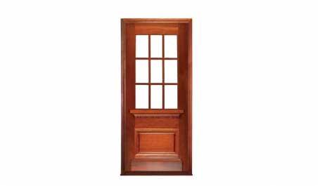 hampshire 9 light: door in frame