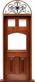 queen anne: door in frame